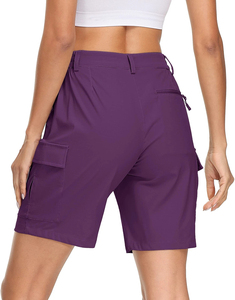 Shorts de sport pour femmes, séchage rapide, légers, recyclés, style sexy, avec poche, logo, motif délavé, pour l'été et le fitness - Product Image 2