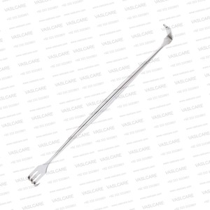 เครื่องมือผ่าตัดหน้าผากและนิ้วมือแบบสองด้าน ยี่ห้อ Senn Retractor ขนาด 6-1/4 นิ้ว (15.8 ซม.) ทำจากสแตนเลสสตีล สำหรับศัลยกรรมตกแต่ง โดย Vaslcare - Product Image 2