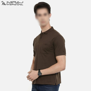 เสื้อโปโลสีพื้น ดีไซน์ทันสมัย สำหรับฤดูร้อน สวมใส่กลางแจ้ง สไตล์ใหม่ แขนสั้น ลำลอง ติดกระดุม เหมาะสำหรับนักธุรกิจ ขายดี - Product Image 2
