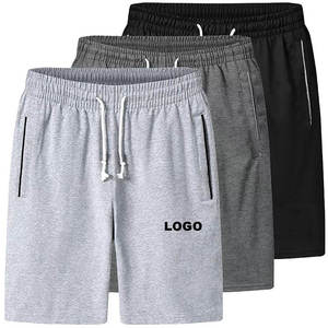 Shorts de sport personnalisés pour homme, écologiques, en polyester/coton, pour la course et l'entraînement, avec logo imprimé numériquement, unisexe - Product Image 1