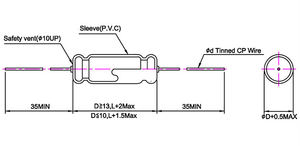 Condensador Axial, plomo - Product Image 4