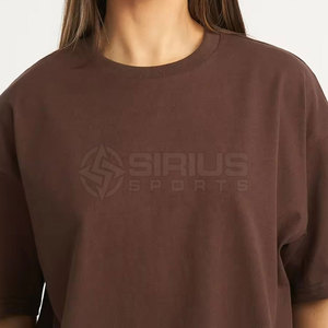 Latest Design Low MOQ <b>Women</b> Summer Casual Oversized T-<b>Shirts</b> Wholesale Customized <b>Loose</b> 100% Cotton Streetwear Breathable - Product Image 5