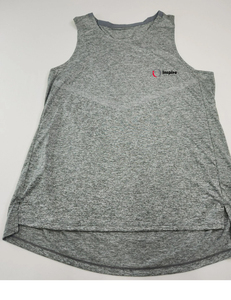 Heather Gray Sleeveless Tank Top Quick Dry Breathable Knitted Sports <b>Vest</b> for Gym Running <b>Training</b> - Product Image 5