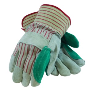 Guantes de Trabajo de Cuero Vacuno Reforzado para Trabajos de Seguridad, con Protección Antiestática y Antideslizante, Colores y Logotipo Personalizables - Product Image 1