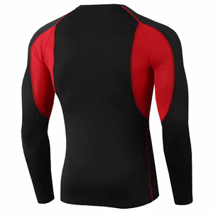 Nouveauté 2026 – Maillots de compression de sport pour hommes de haute qualité avec logo frontal, séchage rapide, antibactériens, personnalisables, manches longues – En promotion - Product Image 2