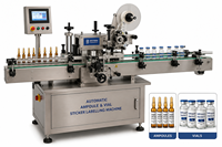 Machine d'étiquetage automatique pour ampoules et flacons