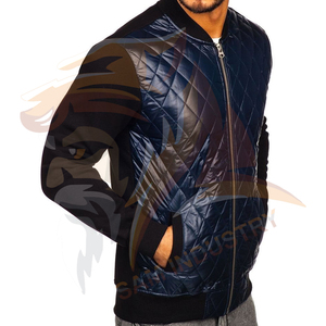 Nouvelle conception de vêtements d'extérieur, streetwear décontracté, veste bomber d'hiver, veste bomber d'hiver pour homme, style streetwear tendance, vente chaude - Product Image 2