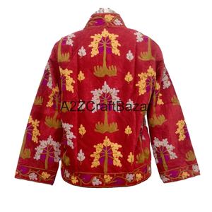 Veste Cotrise brodée à la main, design vintage, écologique, séchage rapide, respirante, doublée de coton, printemps, automne, été, hiver - Product Image 6