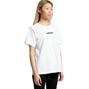 เสื้อยืดคอกลมแขนสั้นทรงหลวมพิมพ์ลายเล็กบริเวณอก ด้านหลังเรียบง่าย สไตล์ลำลอง ขายส่ง รับผลิตตามแบบ OEM ผ้าคอตตอนเจอร์ซีย์ - Product Image 5