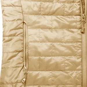 Gilet matelassé sans manches gris pour homme, coupe-vent en polyester, veste décontractée d'hiver avec fermeture éclair et poches latérales - Product Image 5