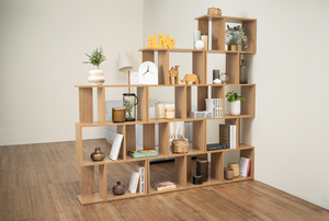 Librero Moderno de Madera, Estante de Almacenamiento Vertical, Panel para Libros, para Sala de Estar, Dormitorio u Oficina - Product Image 5