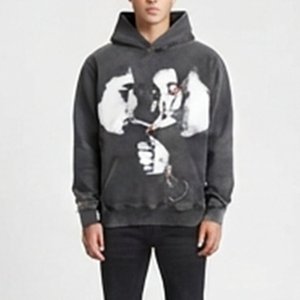 Sweat-shirt à capuche surdimensionné pour homme, personnalisé avec logo, en coton French Terry de haute qualité, imprimé, avec poche avant, décontracté, pour l'automne – Ventes record - Product Image 1