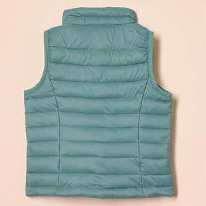 OEM High Quality Men's Quilted Puffer <b>Vest</b> Winter Warm Fleece Lined Stand Collar Full Zip Sleeveless Puffer Men's Jackets - Product Image 2