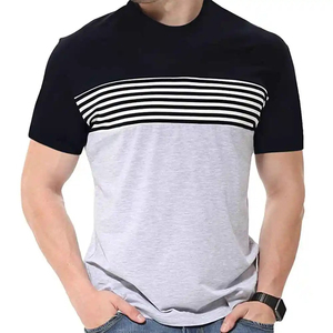 Cotton Tee For Men Plain Casual Apparel Manufacturer Men Cotton T Shirt Comfortable Daily Wear OEM Mens Cotton Tee Shirt - Product Image 1