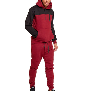 Ensemble de survêtement pour homme en molleton de coton, comprenant un haut à capuche et un pantalon de jogging, texture douce, coupe confortable, vêtements décontractés pour la détente, OEM en gros - Product Image 3