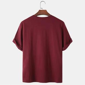 เสื้อยืดแฟชั่นผู้ชายแบบทางการ พิมพ์ลายสกรีน ผ้าถัก แขนสั้น ผ้าฝ้าย 100% คุณภาพสูง ระบายอากาศได้ดี เหมาะสำหรับฤดูร้อน - Product Image 2