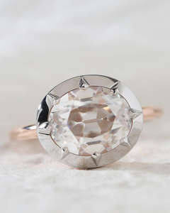 IGI/GIA Lab Grown Cut Diamond <b>Vintage</b> 14k Yellow Wedding/Engagement <b>Ring</b> Unisex Fine White <b>Gold</b> for Anniversary Party-Worthy - Product Image 2