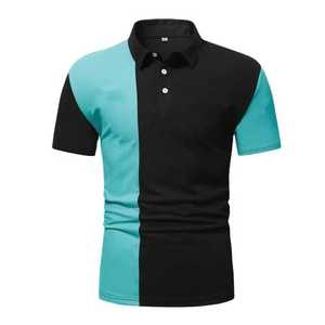 เสื้อโปโลผู้ชายแขนสั้นสไตล์ลำลองแบบเรียบง่ายรุ่นล่าสุด ผ้าฝ้าย 100% - Product Image 1