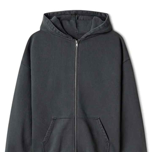 Sweat-shirt à capuche noir pour femme, 100% coton non tissé, couleur unie, coupe classique, vêtement d'automne, imperméable, coupe-vent, doublé - Product Image 3