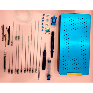 Set de liposucción para injerto de grasa con sistema Luer Lock y caja de aluminio esterilizada de plástico - Product Image 1