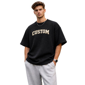 Camiseta Térmica de Manga Corta para Hombre, Cuello Redondo, 100% Algodón, Corte Holgado, Ecológica, con Logotipo Personalizado - Product Image 2