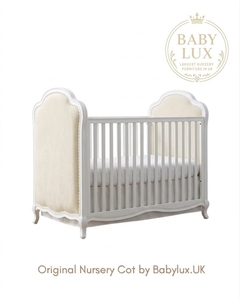 BED <b>COT</b> CARVED MAHOGANY NURSERY FURNITURE HANDMADE FROM INDONESIA - Product Image 1