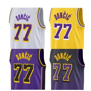 Nueva Camiseta de Baloncesto sin Mangas de Secado Rápido con Impresión Digital de Alta Calidad 2026, Número Personalizado 77, Uniforme Deportivo Transpirable al por Mayor - Product Image 1