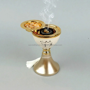 Quemador de incienso de lujo con diseño de camello árabe, cáliz metálico, Mabkhara, para carbón, incienso de olíbano y oud, venta al por mayor - Product Image 4