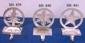 Soporte decorativo de metal para calcetines navideños con diseño de reno 3D al mejor precio - Product Image 4