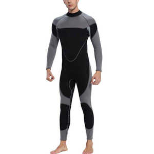 Combinaison de bain intégrale pour homme, manches longues, extensible, respirante, séchage rapide, spandex/polyester, surf, plongée, plage - Product Image 4