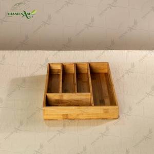 Support à Couverts en Bambou Pressé Écologique pour Cuisine – Organisateur Durable en Bambou – Vente en Gros - Product Image 5
