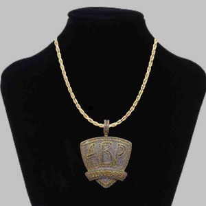 Luxury 925 Sterling <b>Silver</b> <b>Charm</b> Pendant Necklace Personalized Iced Out Moissanite Diamond Trendy Hip Hop Unisex - Product Image 5
