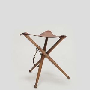 Wholesale leather hunting <b>stool</b> <b>portable</b> camping <b>stool</b> custom OEM supplier high quality premium outdoor furniture for sale - Product Image 4