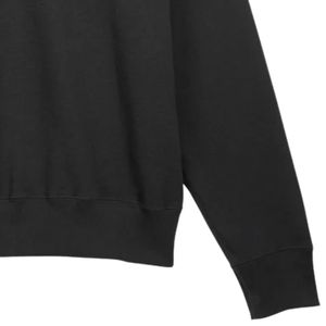 เสื้อสเวตเชิ้ตซิปหนึ่งในสี่สำหรับผู้ชาย สีดำ ผ้าฟลีซพรีเมียม แขนยาว สวมใส่สบาย อุ่นสบาย สไตล์สตรีทแวร์ ใส่ได้ทุกวัน - Product Image 6