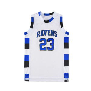 Maillots de basketball Tackle Twill grande taille en tissu mesh 100% polyester, personnalisables OEM avec nom et numéro d'équipe imprimés, anti-humidité et anti-UV - Product Image 1