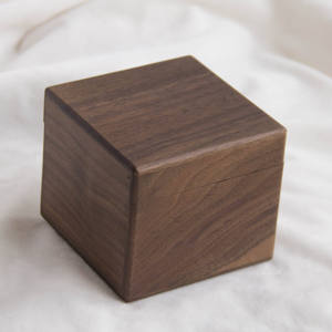 Wooden <b>Watch</b> Box With Snap Closure Durable Wood Inner Material Rectangle Shape - Product Image 4