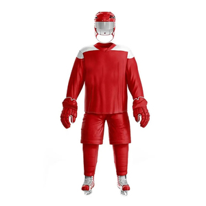 Conjunto de Jersey de Hockey sobre Hielo Azul Marino y Dorado para Hombre, Cuello en V, Transpirable, Antibacterial, de Secado Rápido, Uniforme Deportivo Rexfit 100% - Product Image 6