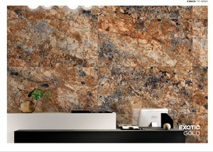 Carreaux de porcelaine brillants de luxe modernes 600*1200mm 8MM d'épaisseur <0,5% d'absorption d'eau pour murs intérieurs de villa et sols de salon - Product Image 6