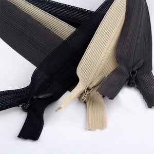 Vente en gros personnalisée 3 #   Fermeture éclair invisible en nylon pour accessoires de couture de robes - Product Image 2