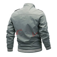 Blouson Bomber Homme Hiver Personnalisé avec Logo Avant - Haute Qualité, Grande Taille, Décontracté, Respirant, Écologique