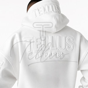 Sweat-shirts à capuche surdimensionnés pour hommes, en coton 100%, en molleton décontracté, à séchage rapide, respirants, à manches longues, avec cordon de serrage et poches, pour l'hiver - Product Image 5