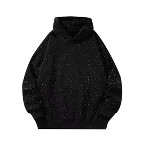Sweat-shirts entièrement ornés de strass, sweat-shirts personnalisés avec cristaux, streetwear de haute qualité, tendance et personnalisable - Product Image 5