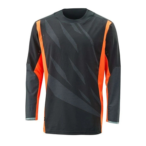 เสื้อเจอร์ซีย์แข่งรถวิบากสำหรับผู้ใหญ่ ไซส์พลัส ป้องกันลม ระบายอากาศ ป้องกันรังสียูวี แห้งเร็ว พร้อมโลโก้สั่งทำ สำหรับ MTB และการแข่งรถ - Product Image 5