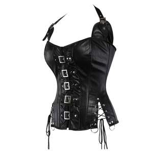 Corsé de Cuero Genuino Suave de Alta Calidad para Mujer, Diseño Personalizado, Hecho en Pakistán - Product Image 3