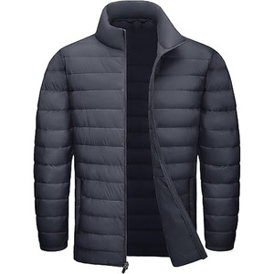 Chaqueta Acolchada para Hombre, Diseño Burbuja Extra Grande con Capucha, Logotipo de Diseñador, OEM, Alta Calidad, Color Negro, Personalizable - Product Image 1