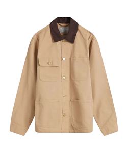 Chaquetas de Trabajo Personalizadas de Diseño Urbano, Unisex, de Lona de Algodón con Cremallera, Estilo Carpintero, Vintage, para Hombre - Product Image 1