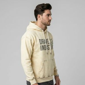 Sweat-shirts d'hiver pour hommes, anti-plis, coupe oversize, avec logo personnalisé, écologiques, 100 % polyester polaire respirant, pour l'extérieur, grandes tailles - Product Image 4