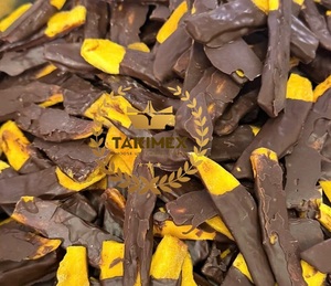 Mangue enrobée de chocolat, mangue séchée moelleuse, fruit tropical sucré avec enrobage chocolaté, fruit moelleux enrobé de chocolat - Product Image 3