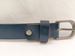 Ceinture vintage tendance 2026 pour femme en cuir de vachette de haute qualité avec boucle ardillon en alliage et détails en strass pour jeans, robes et jupes - Product Image 2