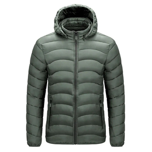 Chaqueta de Invierno Personalizada con Logotipo para Hombre, con Capucha, Sin Mangas, Acolchada, Chaleco para Hombre - Product Image 1